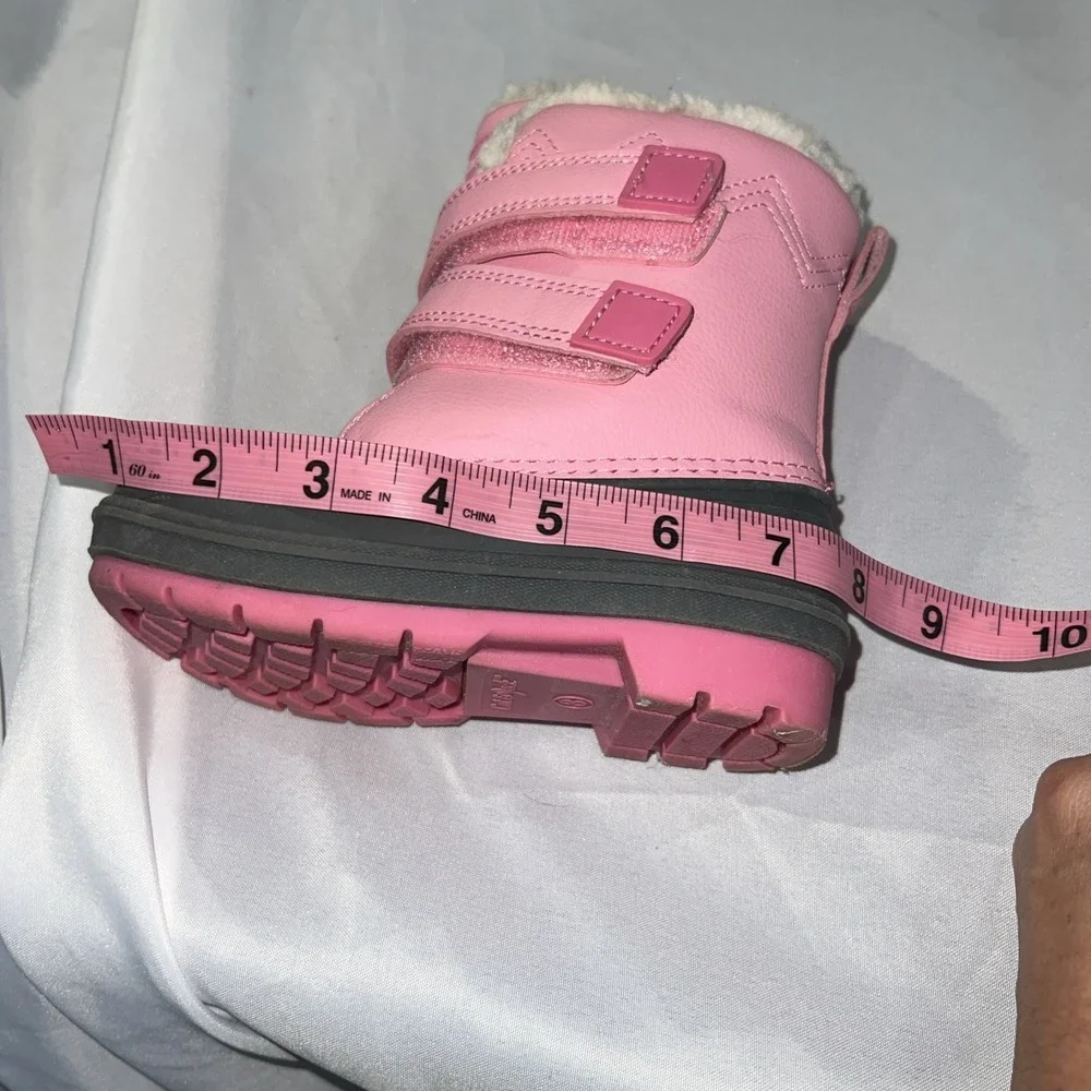 Cat & Jack Pink‎ Winter Snowboots Sz 8 Girls Outdoor Boots
